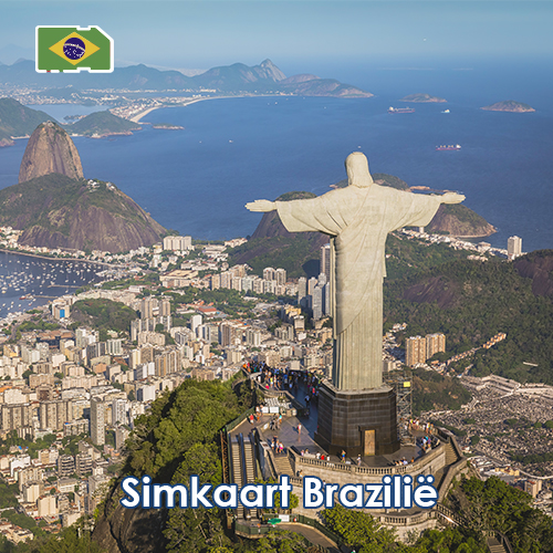 Data Simkaart Brazilië - 3GB