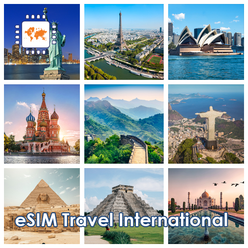 eSIM Travel International (zonder tegoed)