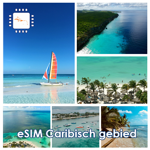 eSIM Caribisch gebied - 3GB
