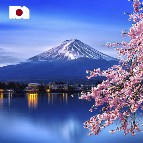 Datasimkaart Japan 50GB (30 dagen)