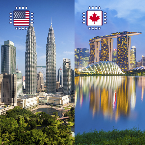 eSIM Maleisië + Singapore 10 GB (30 dagen)