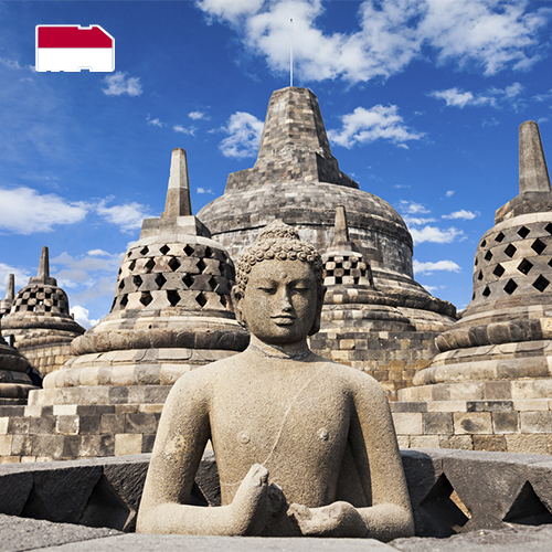 Datasimkaart Indonesië 25GB (30 dagen)