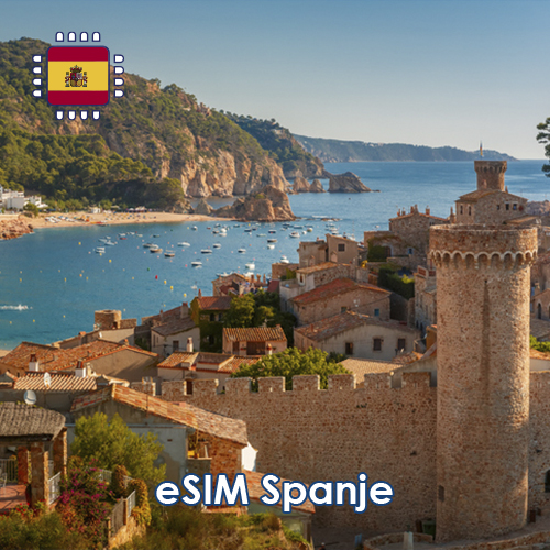 eSIM Spanje Onbeperkt (8 dagen)