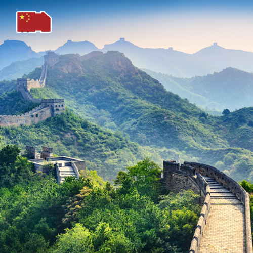 Datasimkaart China 3GB (30 dagen)