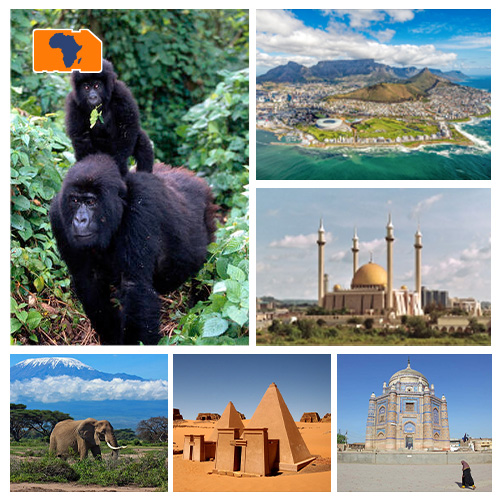 Datasimkaart Best of Africa 1GB (30 dagen)