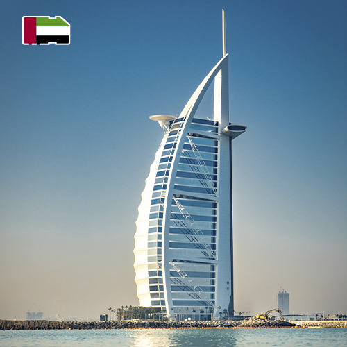 Data SIM-kaart Verenigde Arabische Emiraten 1GB (7 dagen)