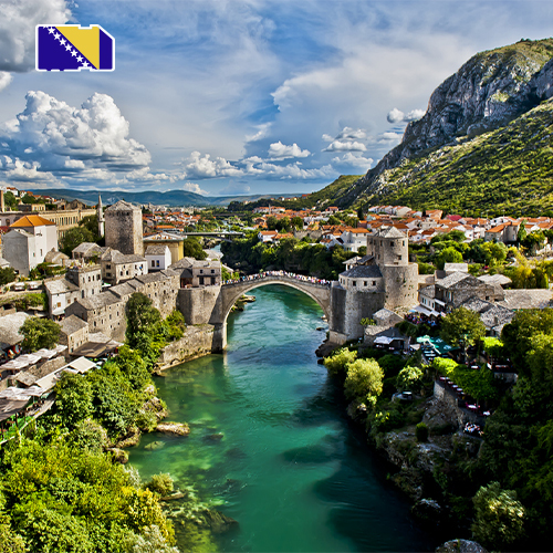 Datasimkaart Bosnië en Herzegovina 10 GB (30 dagen)
