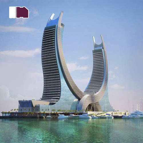 Datasimkaart Qatar 3GB (30 dagen)