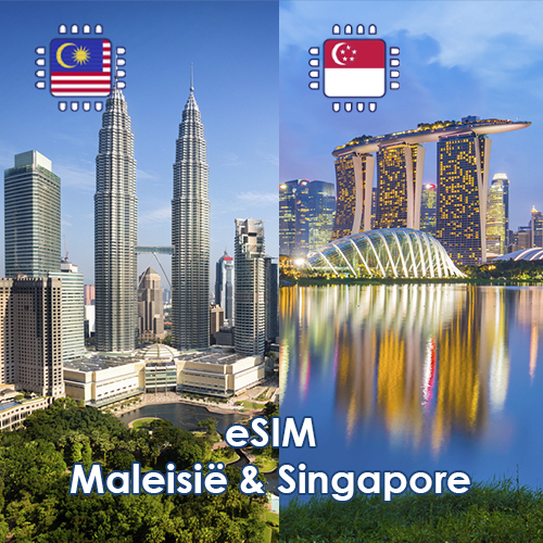 eSIM Maleisië + Singapore 1GB (7 dagen)