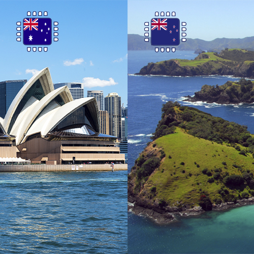 Australië en Nieuw-Zeeland opwaarderen 1 GB (7 dagen)