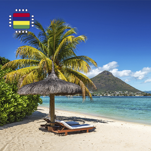 Mauritius opwaarderen 1GB (7 dagen)