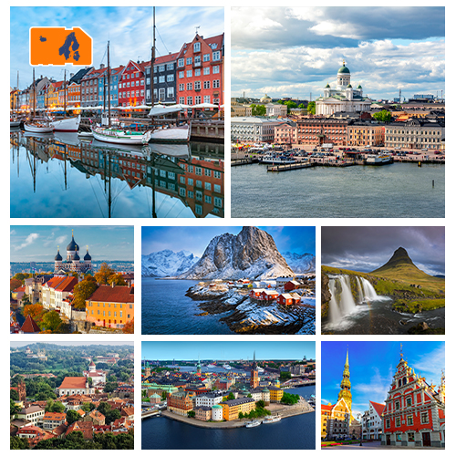 [WW_901O_STACK_ONEOFF_SCANDINAVIA_3GB_15D] Datasimkaart Scandinavië en Baltische staten 3GB (15 dagen)
