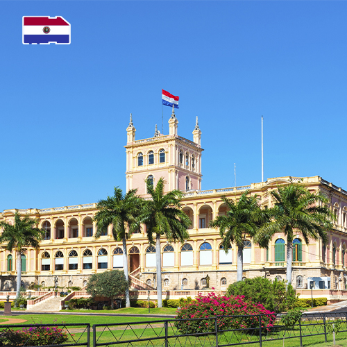 [WW_901O_STACK_ONEOFF_PARAGUAY_25GB_30D] Data SIM-kaart Paraguay 25GB (30 dagen)
